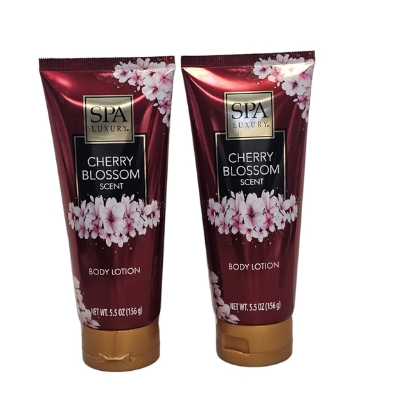 x2 Spa Luxury Cherry Blossom Lotion 5.5 oz - Picture 4 of 5